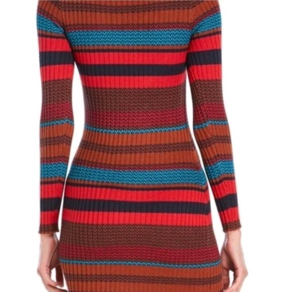Romeo & Juliet Couture Multicolored Sweater Dress Size M Long Sleeve Knee Length